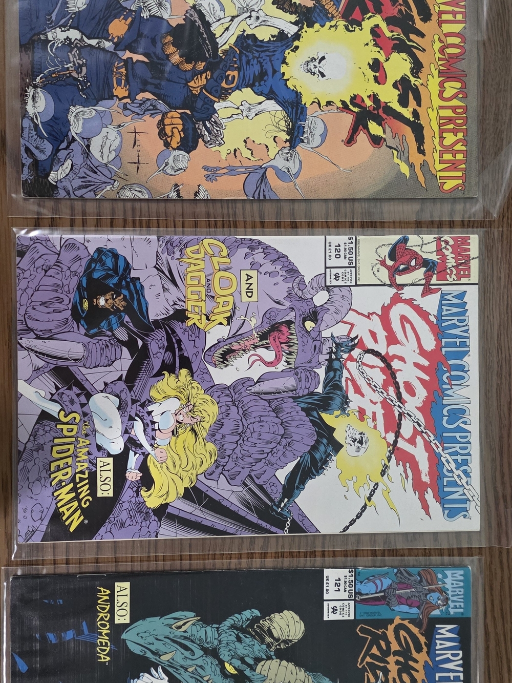 Marvel Comics Presents Ghost Rider Comic Book and Wolverine Combo
